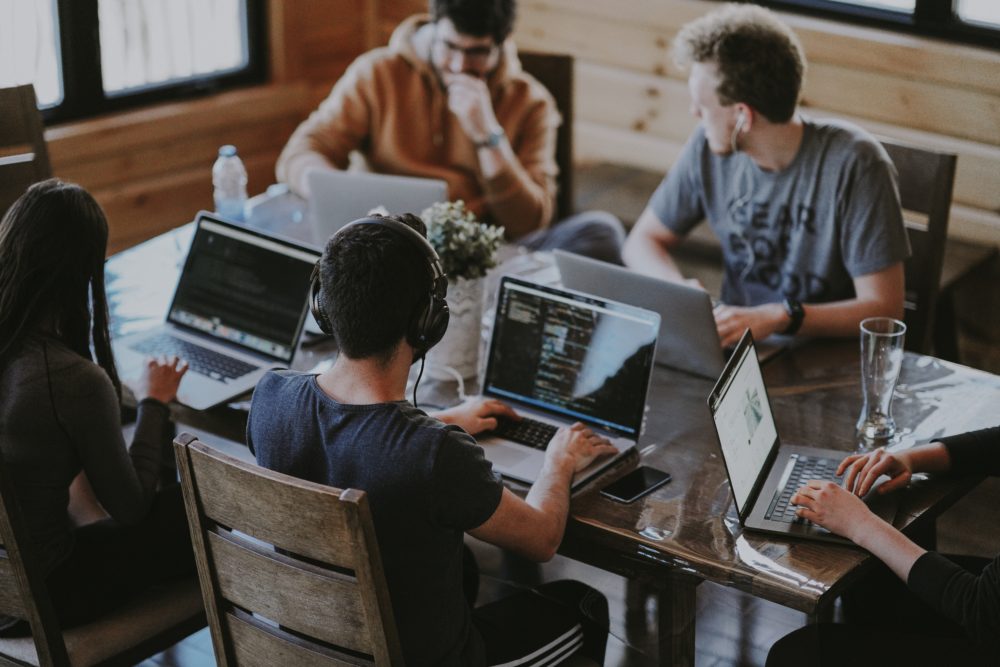 Software Developers Working in Room Software Developers Working in Room