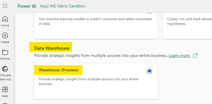 Microsoft Fabric A Deep Dive Into Data Warehouses Key2 Consulting