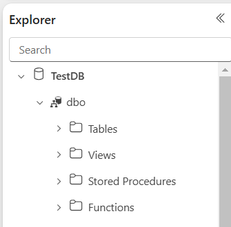 Screenshot of the Explorer Pane in Microsoft Fabric